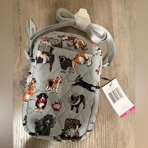 Vera Bradley RFID Mini Hipster 🐕 DOG SHOW Crossbody Purse Bag V239A New